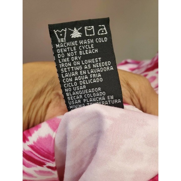 Perceptions Women's Pink Cotton Sleeveless Sweatheart Neck Knee Length Dress 12 - Picture 10 of 11